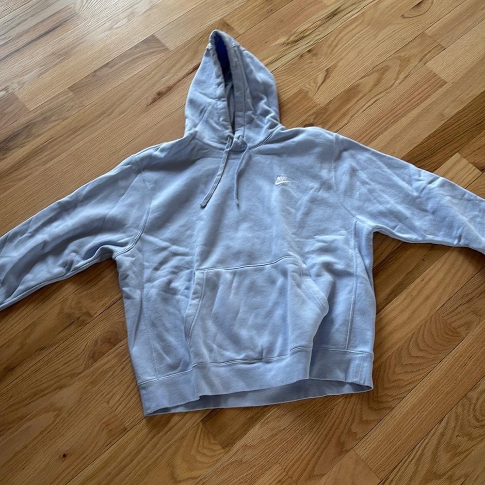 Blue Nike hoodie